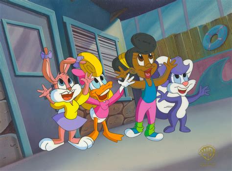Tiny Toons Original Production Cel Babs Bunny Character Study