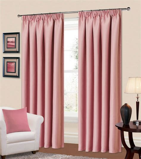 Blackout curtains are perfect for late sleepers, shift workers, seniors, infants, parents, students, and instantly elevate any window in your living room or bedroom with this simply stylish grommet i ordered the curtains in white but they came in an almost greyblue. PLAIN BABY PINK COLOUR THERMAL BLACKOUT BEDROOM LIVINGROOM ...