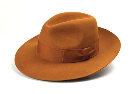 Fedora The Philidor Burnt Orange Fedora Hat For Men Mens Etsy Hat