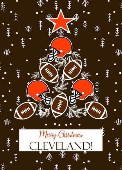 Merry Christmas Ou Nfl Cleveland Browns Cleveland Browns