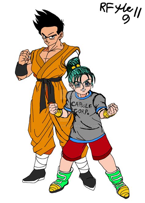 Future Goten And Bra What If By Rfyle119 On Deviantart