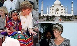 Los Duques de Cambridge y el camino que marcó Diana de Gales en India ...