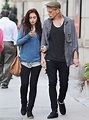 Lily Collins and Jamie Campbell Bower cool off with ice cream as they ...