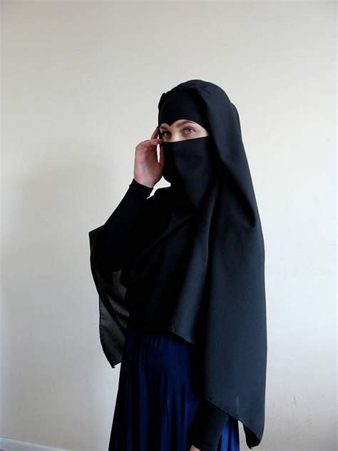 The Traditional Black Burka But A Beautiful Elegant