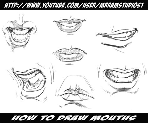 How many tutorials have you found on the web that shows you the ins and outs to drawing anime mouths? Pin on Art