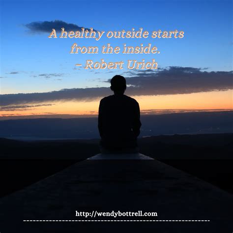 A Healthy Outside Starts From The Inside Robert Urich