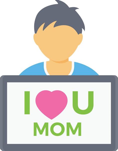 Love Mom Vector Illustration On A Backgroundpremium Quality Symbolsvector Icons For Concept