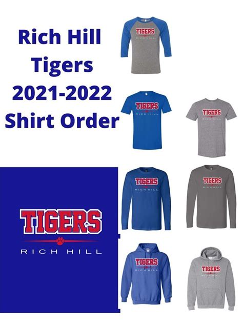 Rich Hill Shirt Order 2021 2022 Jr Highhigh School