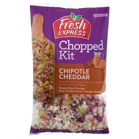 Fresh Express Chopped Kit Salad Chipotle Cheddar