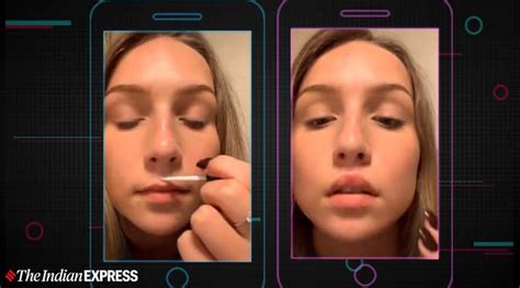 Latest Tiktok Challenge Sees Users Gluing Their Lips To Make Them Look