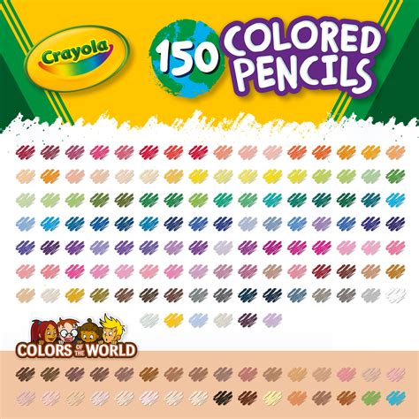 Crayola Colored Pencils Color List Ubicaciondepersonascdmxgobmx