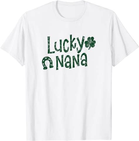 Lucky Nana St Patricks Day T Shirt Clothing Shoes And Jewelry