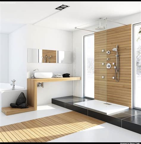 Exquisite Contemporary Wooden Bathroom Design Ideas