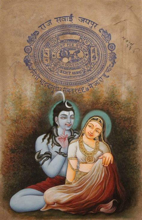 Shankar Parvati Modern Painting By Suvigya Sharma Saatchi Art