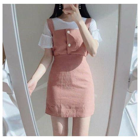 L E L I A L A R T Soft Girl Aesthetic Outfit Pink Skirt Korean