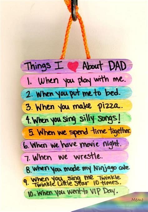 This Handmade Popsicle Stick Fathers Day T Idea Is A Fun And Easy