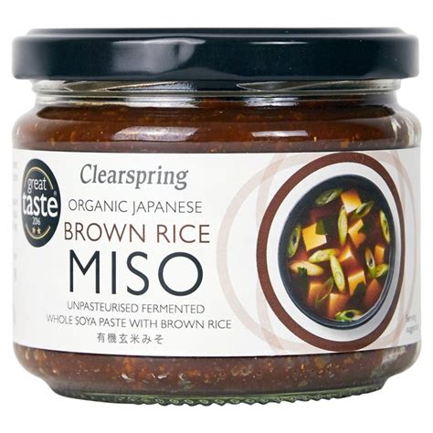 Clearspring Organic Brown Rice Miso Paste 300g From Ocado