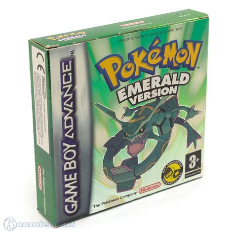 Gamebabe Advance Pokemon Smaragd Edition Emerald UK Version Mit OVP Gebraucht