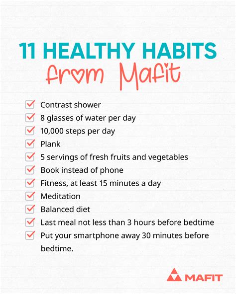11 Healthy Habits Infographics Healthy Habits Infographic Good Habits