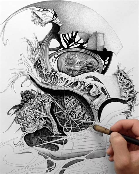 Pen And Ink Drawings By Philip Frank 4 Fubiz Media