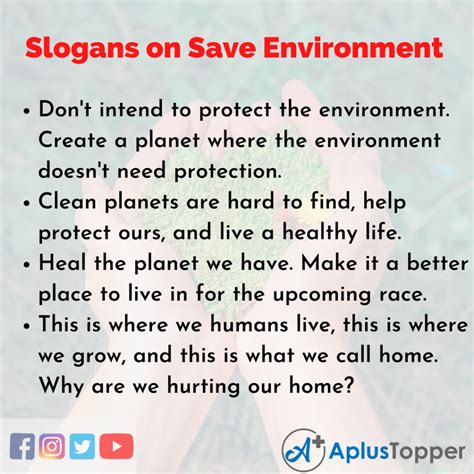 Save Environment Slogans Unique And Catchy Save Environment Slogans