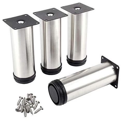 Letto sommier per camere da letto matrimoniali realizzabile su. Mengger Piedini Per Mobili gambe Acciaio Inox metallo 4 pz ...