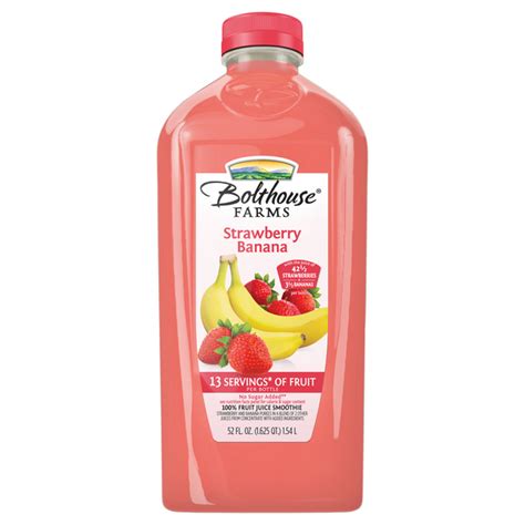 Save On Bolthouse Farms Strawberry Banana 100 Fruit Juice Smoothie