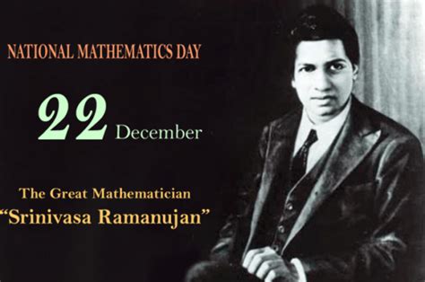 Aspiringteam Remembering Srinivasa Ramanujan On National