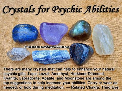 Crystals For Psychic Abilities Crystals Gemstones Crystals And