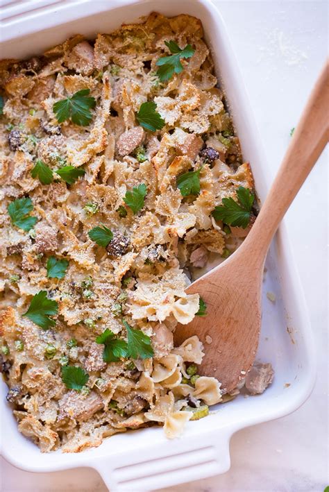 With a list of simple but tasty ingredients, this dish can be made to meet. Skinny Tuna Noodle Casserole • A Sweet Pea Chef