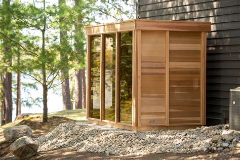 Pure Cube Sauna Outdoor Cu580 Leisurecraft Europe