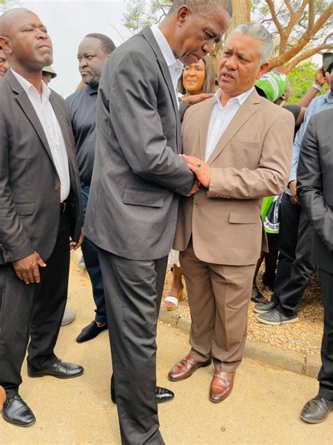 Edgar Lungu Spotted At Memorial Service Ex Zambia President Michael