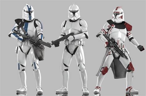 Clone Troopers Phase I By Yare Yare Dong Star Wars Rpg Star Wars