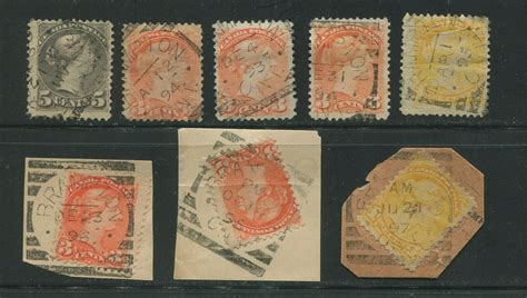 Canada Squared Circle Cancels Brampton And Brantford Fully Dated Hipstamp