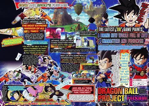 Dragon Ball Project Fusion V Jump Scan Explains How Two Characters