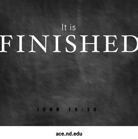 Seven Last Words “it Is Finished” Jesus Lenten Reflection