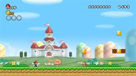 Mushroom Kingdom New Super Mario Bros Wii Wallpaper 1920x1080