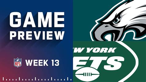 Philadelphia Eagles Vs New York Jets Week 13 Nfl Game Preview Youtube