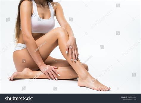 Naked Sexy Woman On White Background Stock Photo Shutterstock