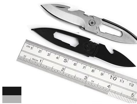 Pocket Knife Key Stainless Steel Mini Multi Functional Folding Knife