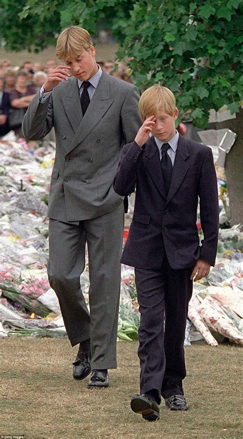 prince william and harry reveal reaction to diana s death daily mail online
