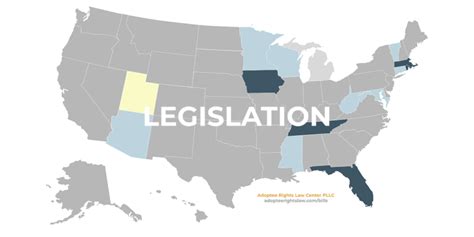 2020 Legislation Map Twitter Adoptee Rights Law Center