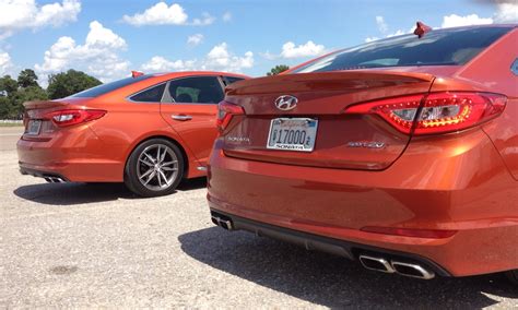 I spent equal time in the sport and the sport interior the hyundai sonata's interior used to center around the swooping waterfall design of the center control panel. 2015 Hyundai Sonata 2.0T: Just How Good Is It? [Review ...