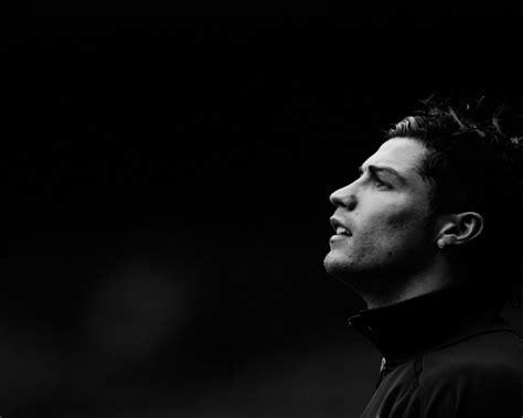 Cristiano Ronaldos Head Black And White Wallpaper Cristiano Ronaldo