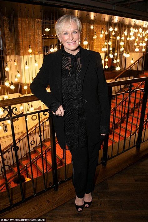 Glenn Close 71 Looks Chic At An Exclusive Screening Of The Wife