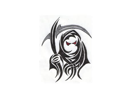 Reaper Tribal Tattoo