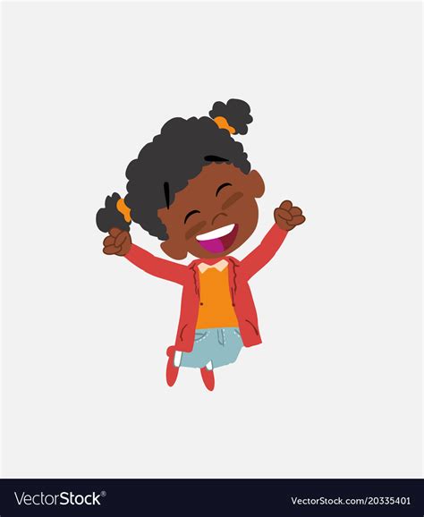 Woman Jumping For Joy Clipart