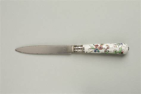 Knife Saint Cloud Porcelain Factory