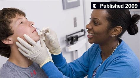 Medimmunes Nasal Vaccine May Join War On Swine Flu The New York Times