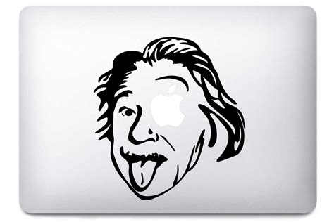 Stickers Albert Einstein Pour Mac Apple Stickers Macbook